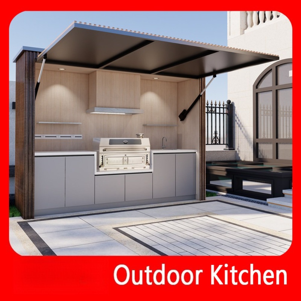 Camping Cooking Dining Set - جزيرة مطبخ متنقلة قابلة للطي مع
