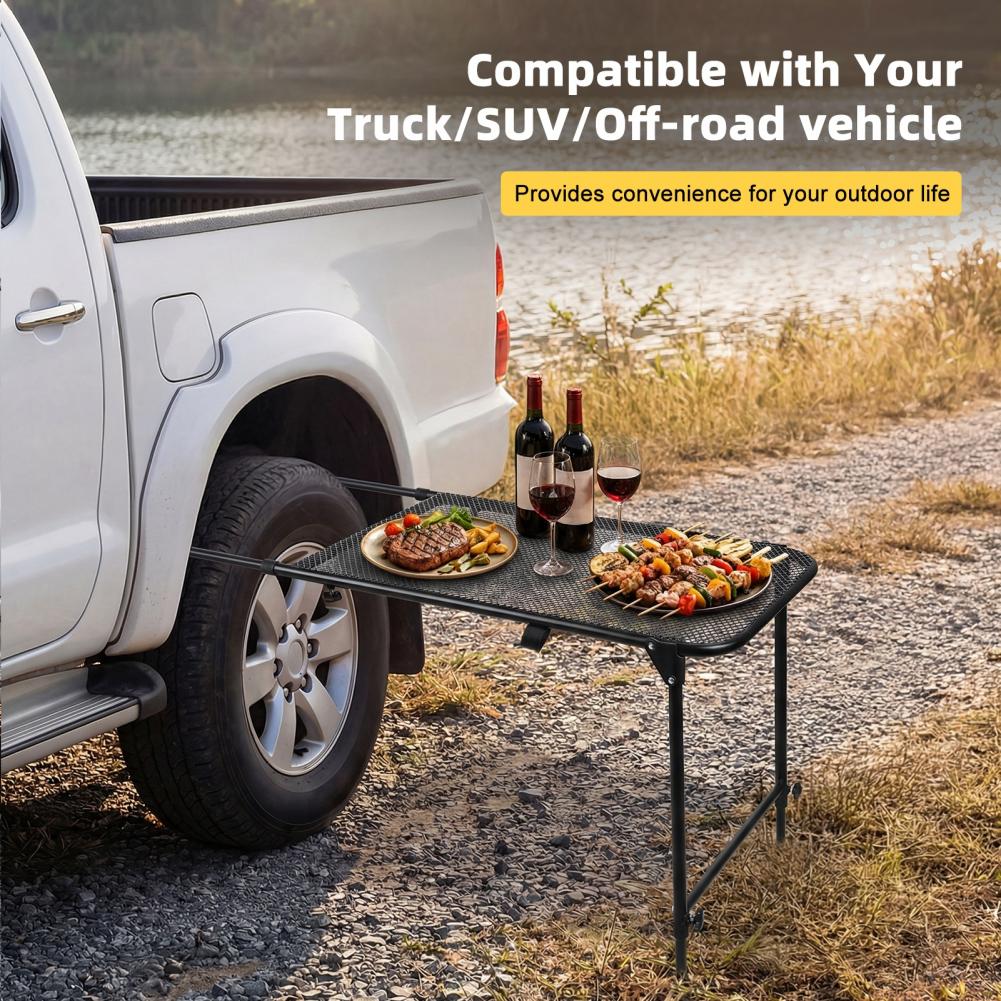 Camping Hiking Cooking - طاولة تخييم تثبت على الإطار، طاولة
