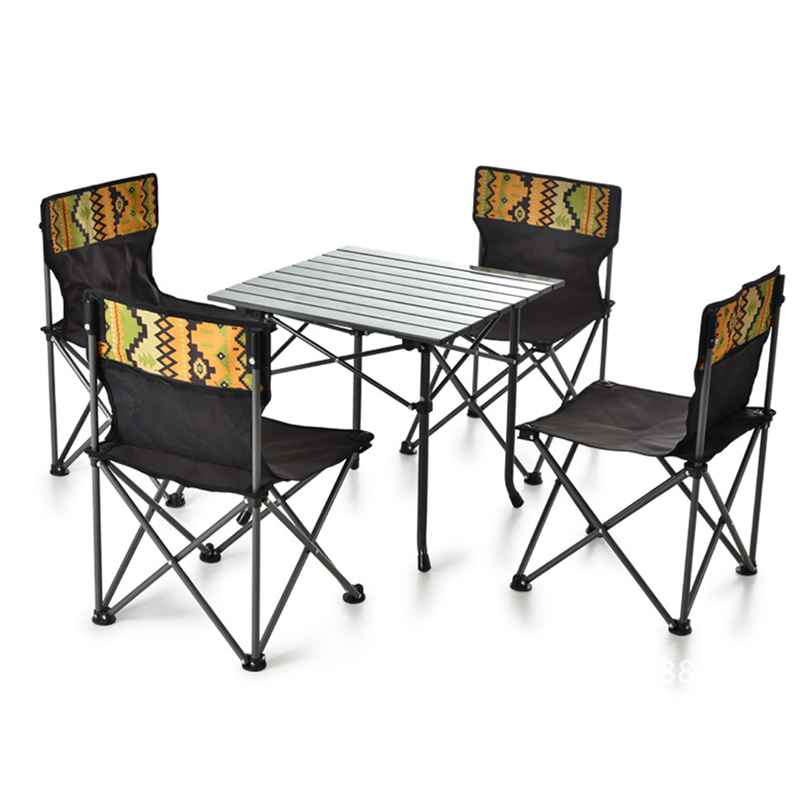 # طاولة طعام وطهي خشبية محمولة - مراجعة Camping Cooking Dining Set وسعره