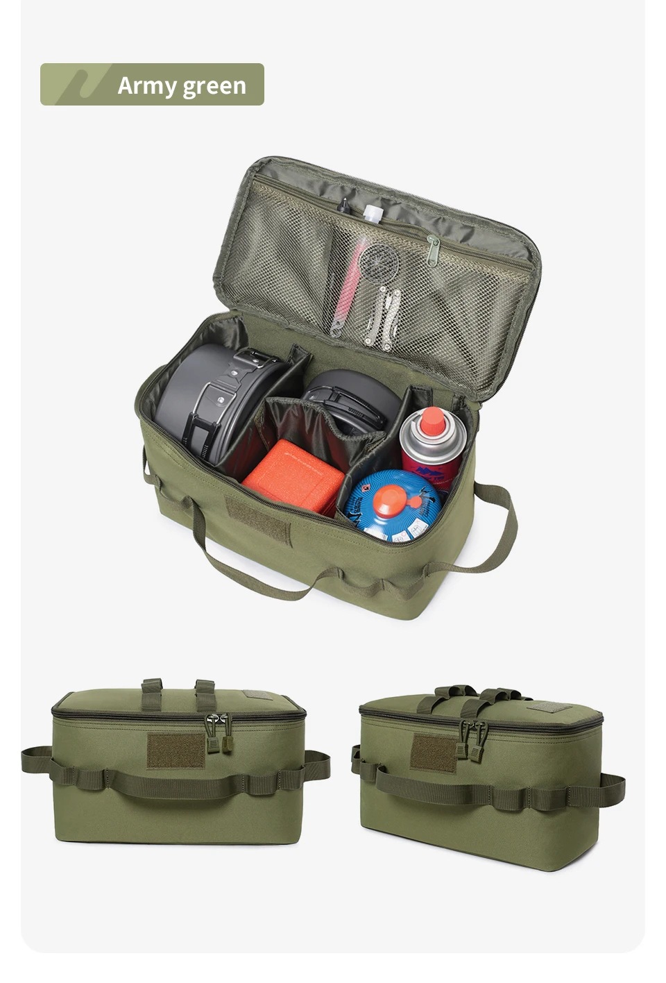 حقيبة تخزين خزان الغاز للتخييم - مراجعة Camping Cooking Organizer وسعره