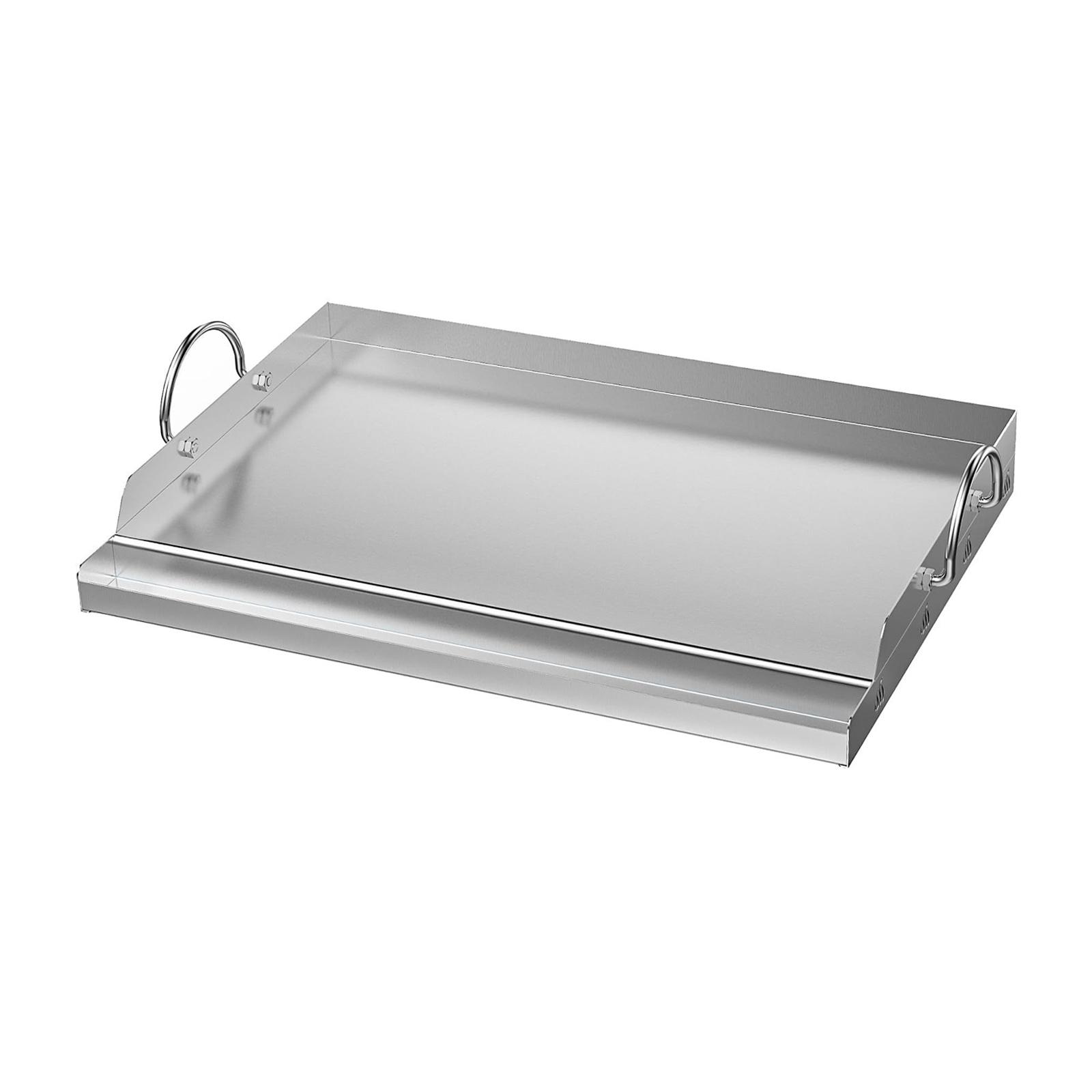 شواية مسطحة غير لاصقة مع مقابض - مراجعة Camping Cooking Flat Top وسعره