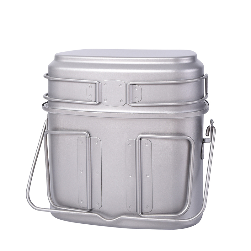 1.5L في الهواء الطلق العسكرية  - مراجعة Camping Cooking Container وسعره