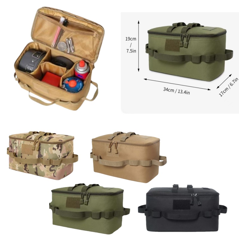 الحقيبة في الهواء الطلق التخيي - مراجعة Camping Cooking Organizer وسعره
