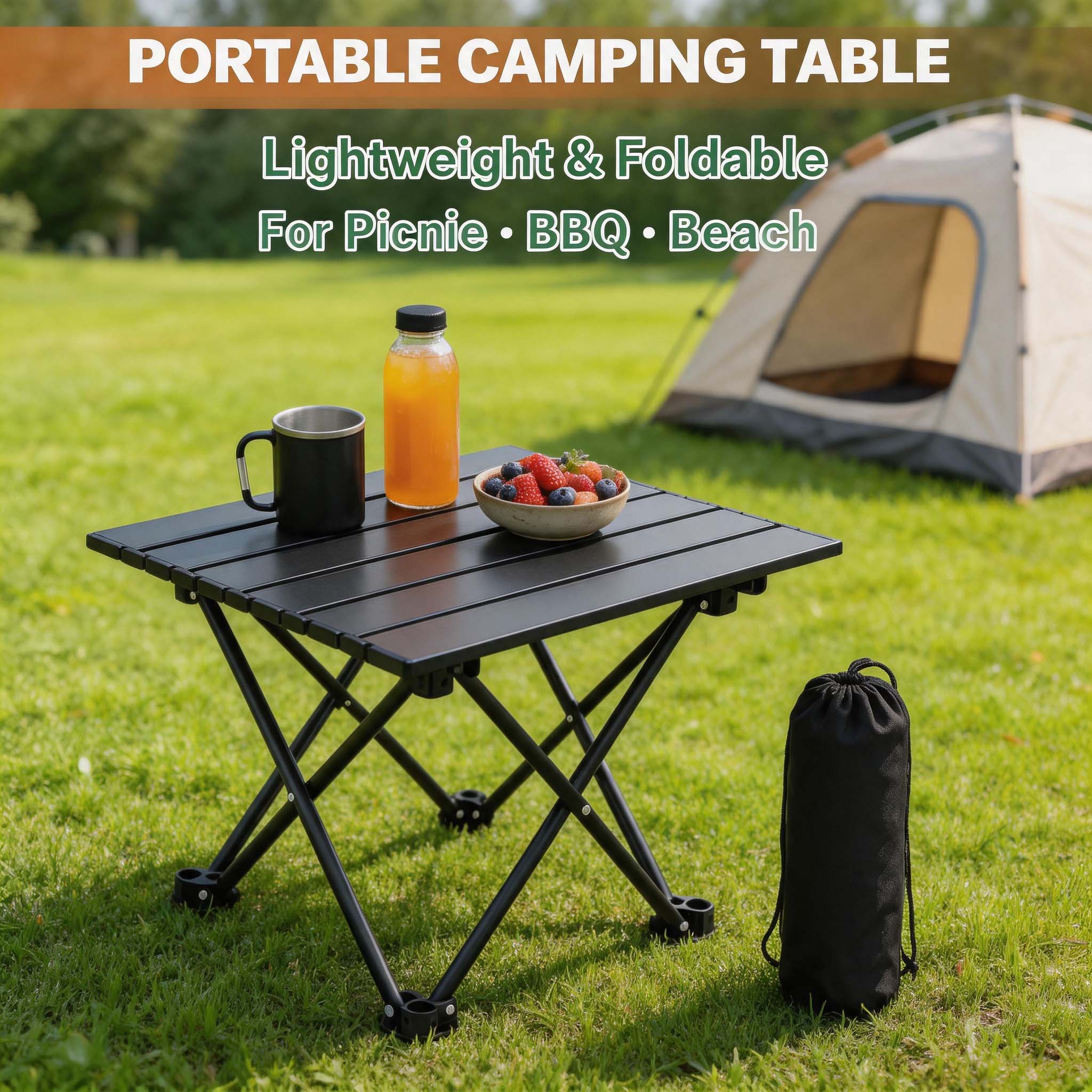 1/2 قطعة، طاولة جانبية قابلة ل - مراجعة Camping Cooking Table وسعره