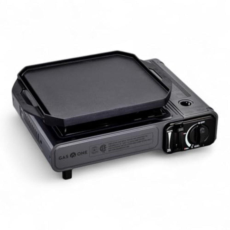 موقد غاز البوتان GasOne GS-100 - مراجعة Camping Cooking Flat Top وسعره