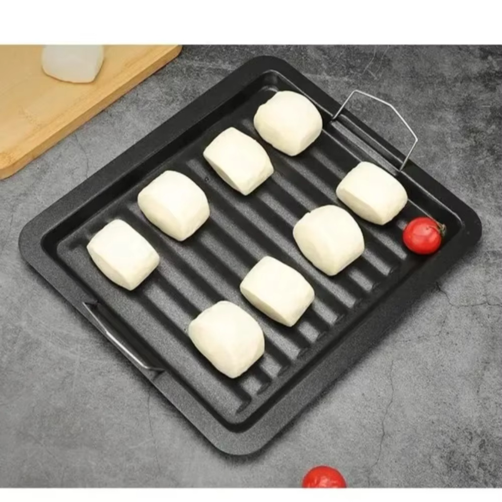 مقلاة شواء غير لاصقة بسطح حديد - مراجعة Camping Cooking Flat Top وسعره