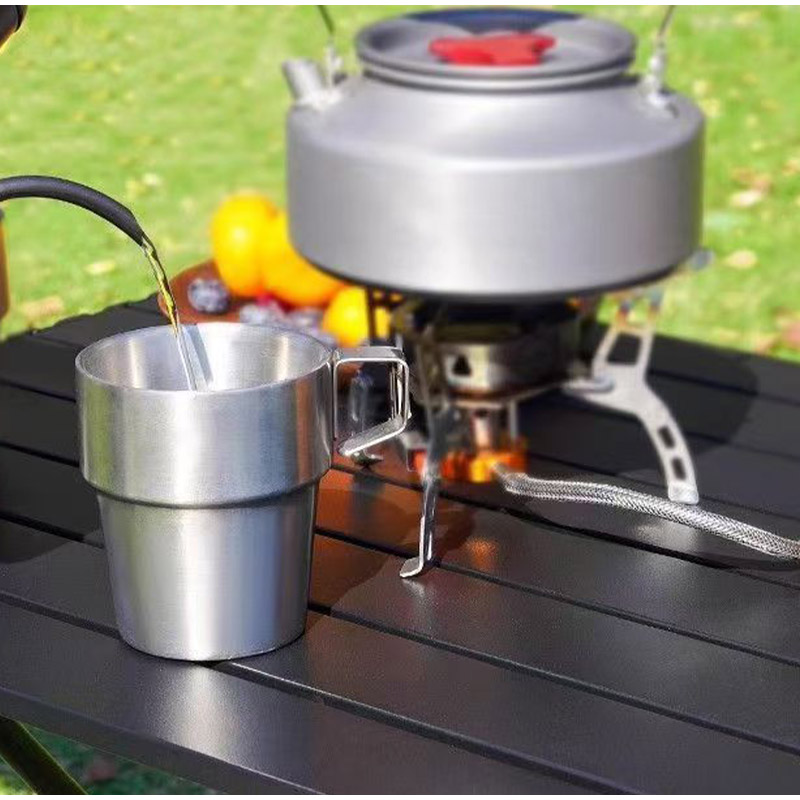 طاولة تخييم قابلة للطي خفيفة ا - مراجعة Camping Cooking Table وسعره