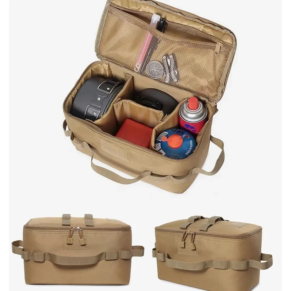 حقيبة تخزين كبيرة السعة للتخيي - مراجعة Camping Cooking Organizer وسعره
