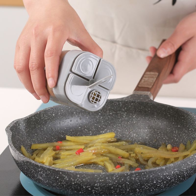 جرة توزيع توابل شفافة 4 في 1 م - مراجعة Camping Cooking Container وسعره